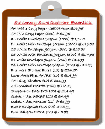 Stationery Products